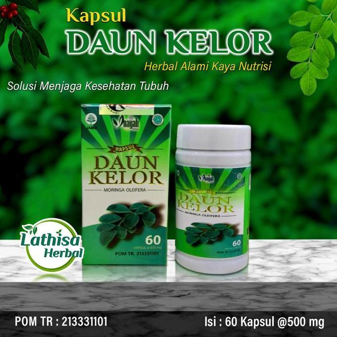 Plus- Kapsul Ekstrak Daun Kelor Bpom