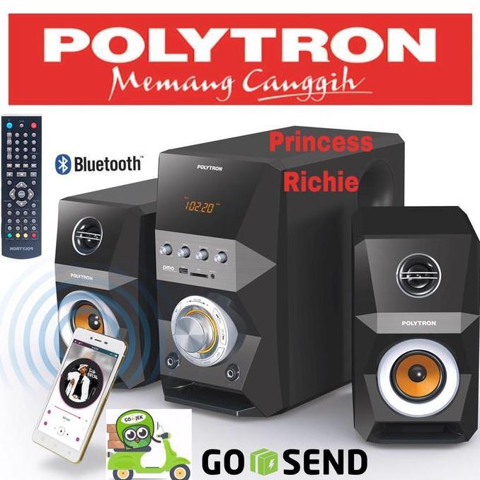 Speaker Polytron PMA 9502 Karaoke bluetooth