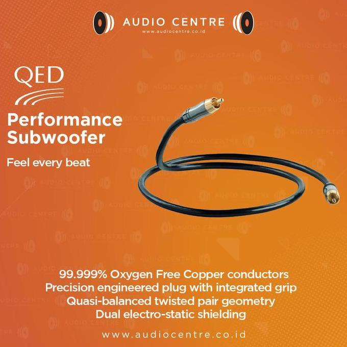 QED PERFORMANCE SUBWOOFER (6M) MURAH