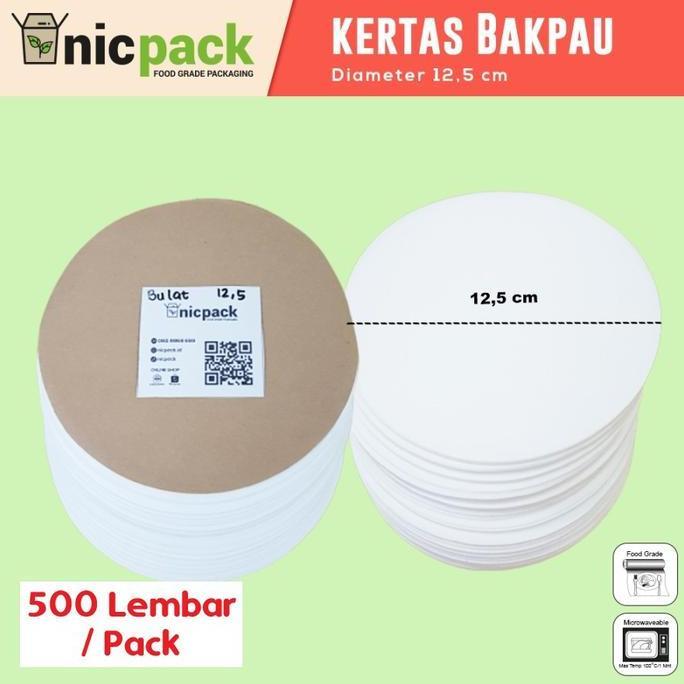 Ohnice- Kertas Bakpao Diameter 12,5Cm