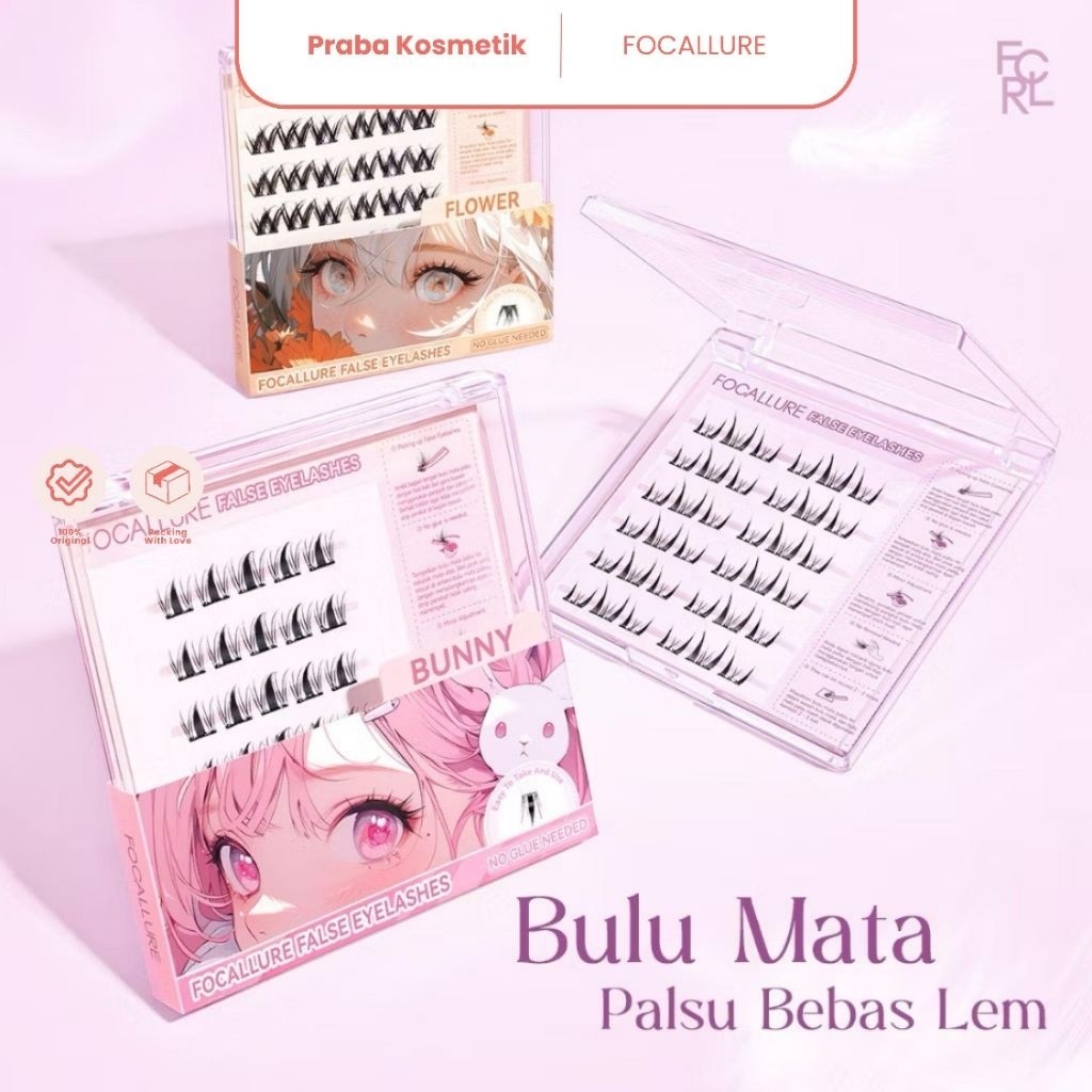 FOCALLURE False Eyelashes Kitty, Flower, Bunny