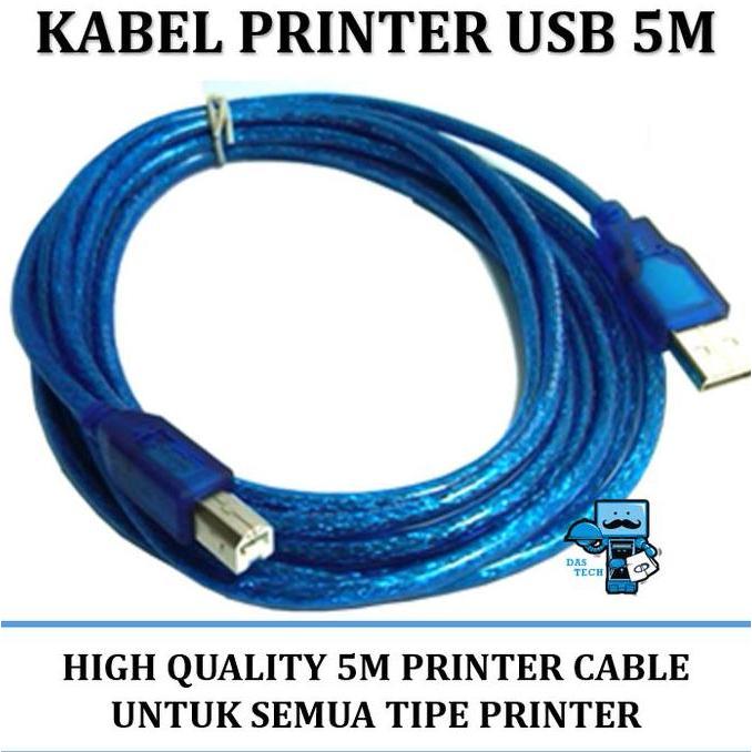 DY117 - Kabel Printer USB 5 Meter High Quality - Kabel USB Printer