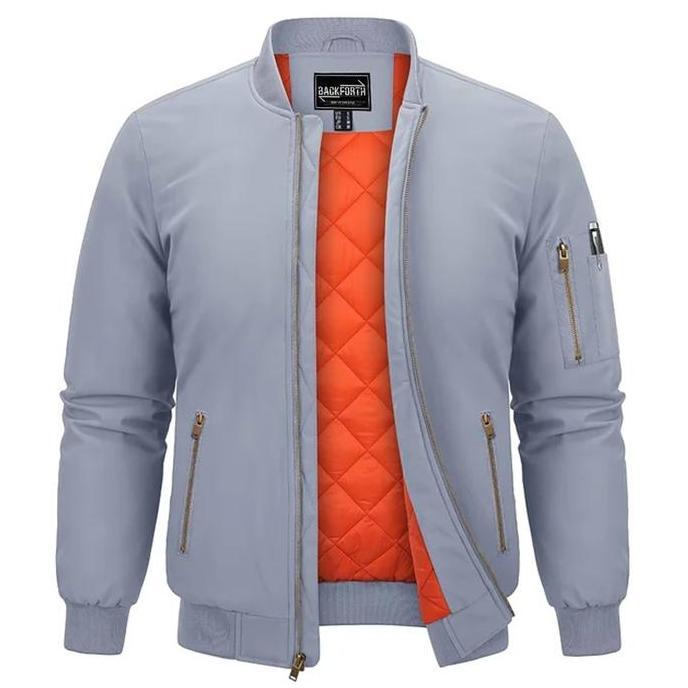 Backforth Jaket Bomber Executive Pria Casual