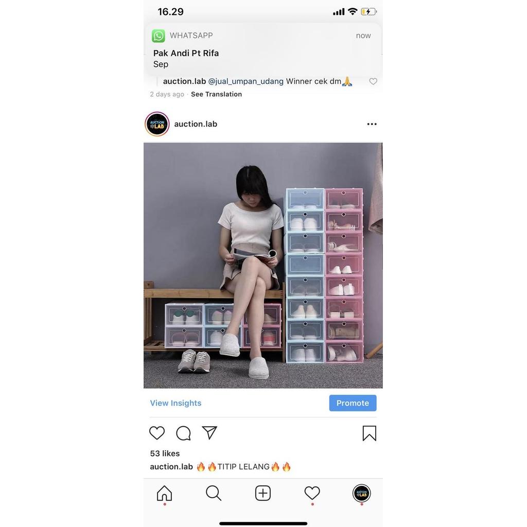 New Sneaker Box Get 5 pcs