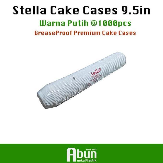 Sid- Stella Cake Cases Putih 9.5 / 4.1 Cm Isi 1000Pcs
