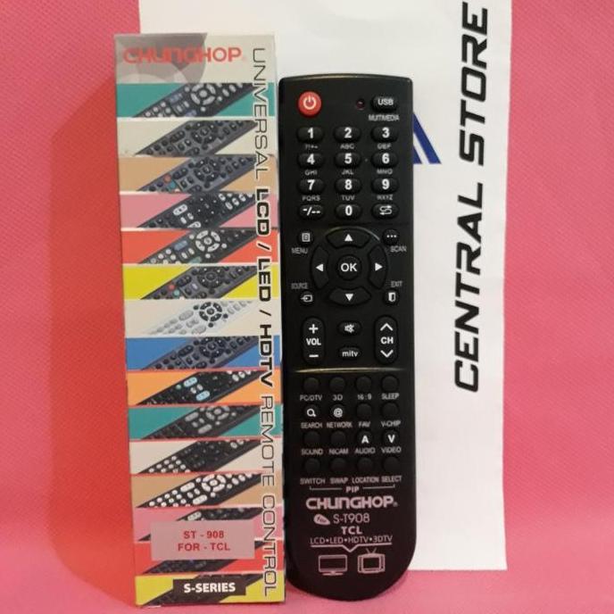 Diretto- Remote Tv Lcd Led Tcl Multi Universal