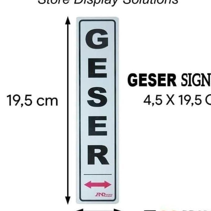 SIGN SEMI PLAT GESER