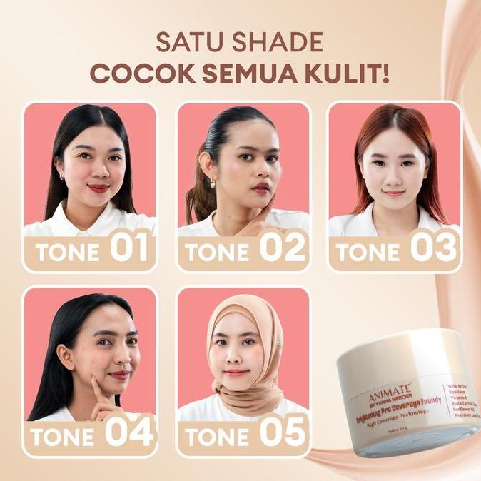 Makeyou- Animate Brightening Pro Coverage Foundy 10 Gr