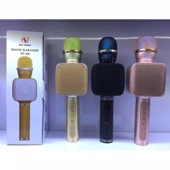 SUBANIKH Mic bluetooth YS68/mic wireless bluetooth karaoke ys68