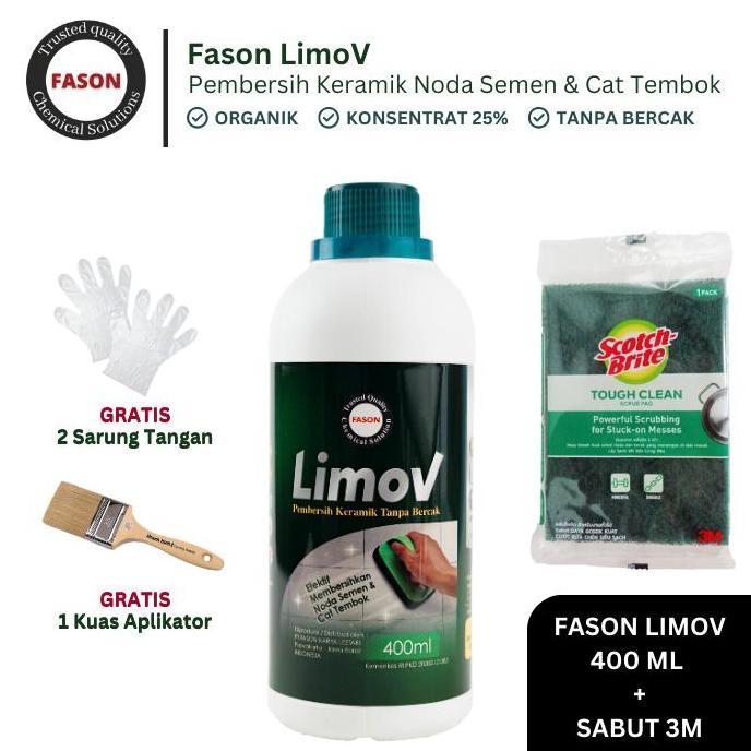 Paket Limov 400 ML dan Scrub Pad