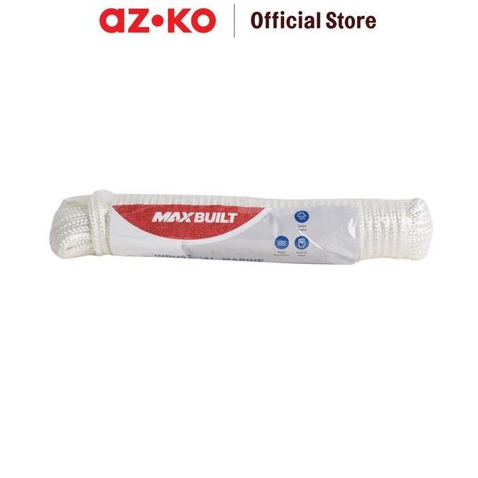 MAXBUILT TALI POLYESTER BRAIDED 4 MM X 15 MTR - PUTIH