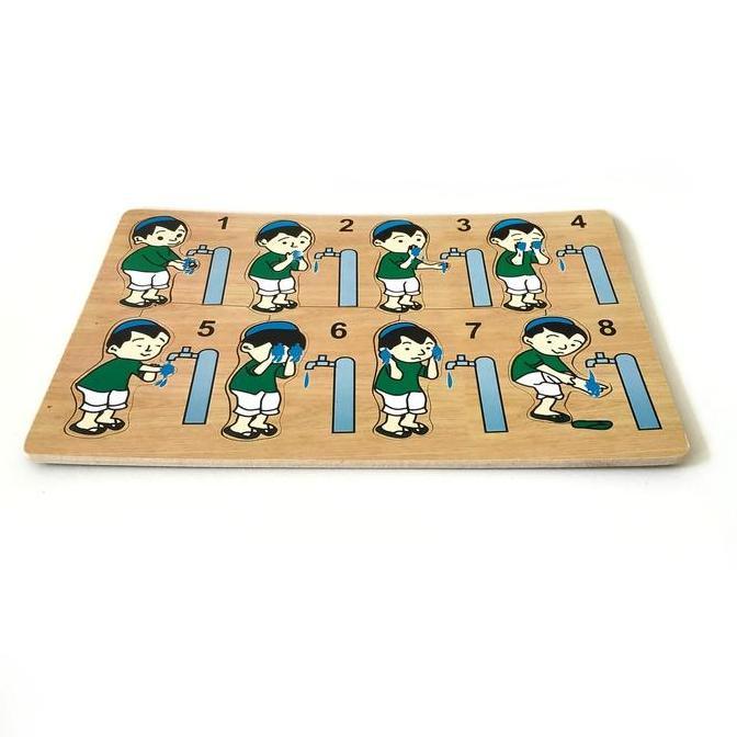 Puzzle Kayu Wudhu Putra