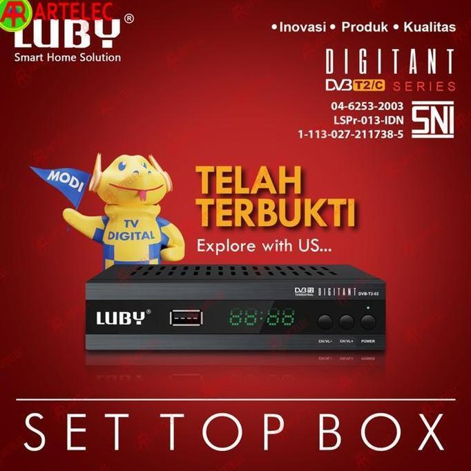 SERBA COD Set Top Box DVB T2-01 STB Digital Luby - STB T2-01
