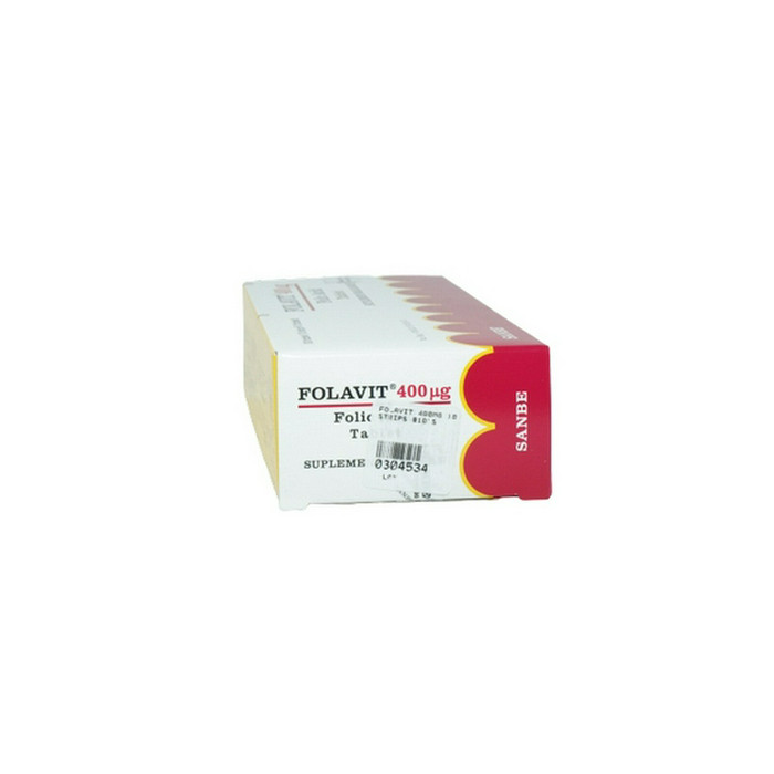 FOLAVIT 400MG 1 STRIP 10 TABLET