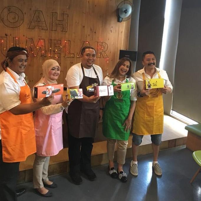 Promo Apron/celemek polos - Orange