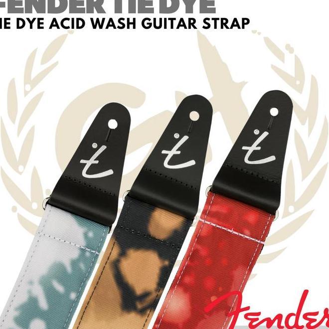Fender Tie Dye Acid Wash Strap Gitar