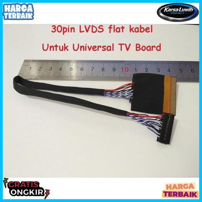 Kabel Lvds Flat Pfc 30Pin Single Ch 8Bit Panel Flexible Flatt