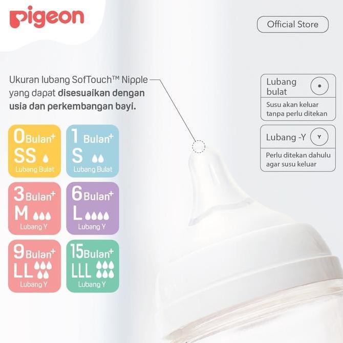 PIGEON SOFTOUCH PLUS NIPPLE BOX ISI 1 PCS