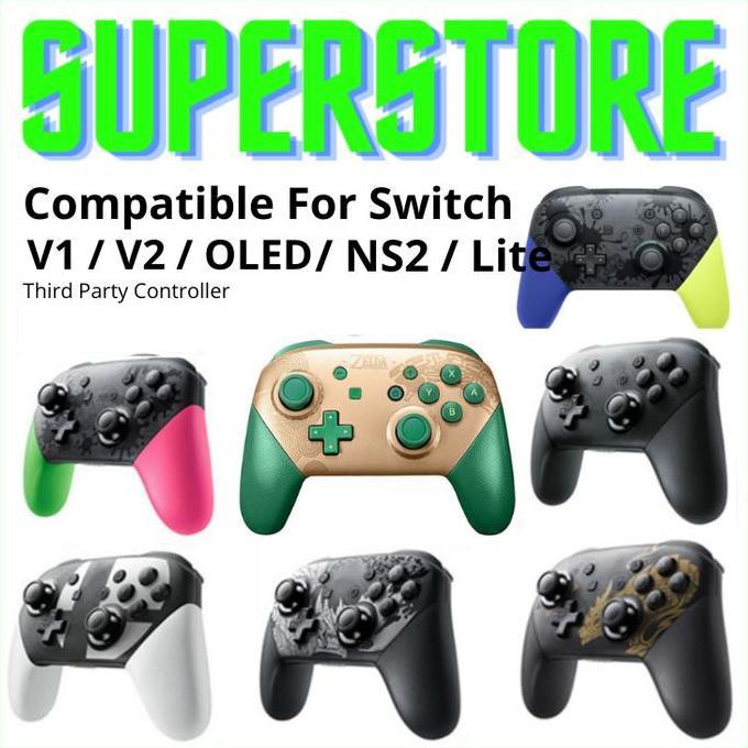 Weargo- Stik Wireless Pro Controller Compatible For Nintendo Switch Oled / Switch / Switch Lite - Joypad Joystick Gamepad Bluetooth