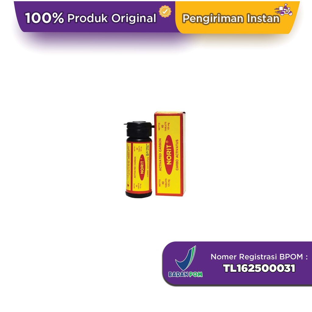Norit 40 Tablet - Halodoc Farma