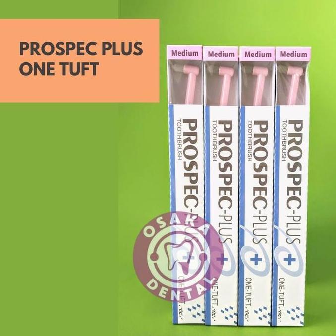 Cod,Bisa- Prospec Plus One Tuft Toothbrush (Untuk Sela-Sela Gigi)