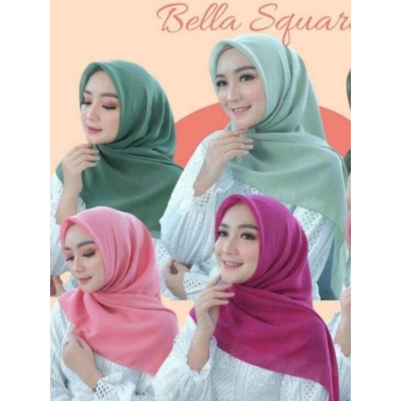 HIJAB BELLA SQUARE POLYCOTTON