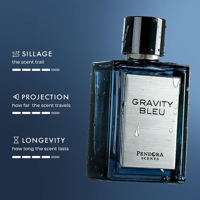Cod,Bisa- Pendora Gravity Bleu Parfume For Men - Edp 100Ml