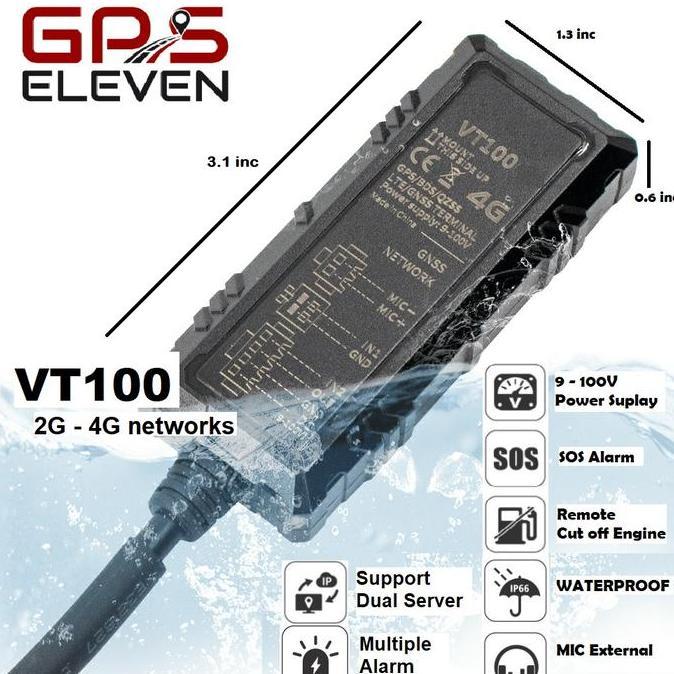 GPS TRACKER VT100 4G + SERVER LIFETIME GARANSI