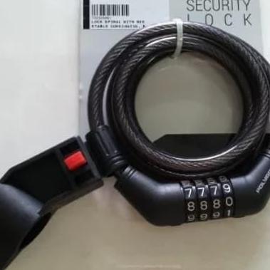 cv.mirei / LOCK SPIRAL POLYGON WITH RESETABLE COMBINATION Diskon