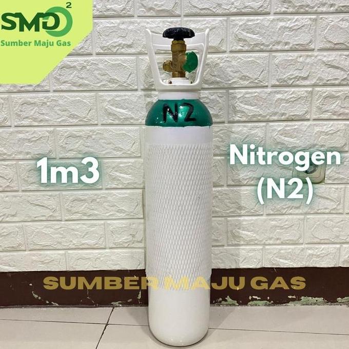 Tabung Nitrogen 1m3 + Isi Nitrogen N2