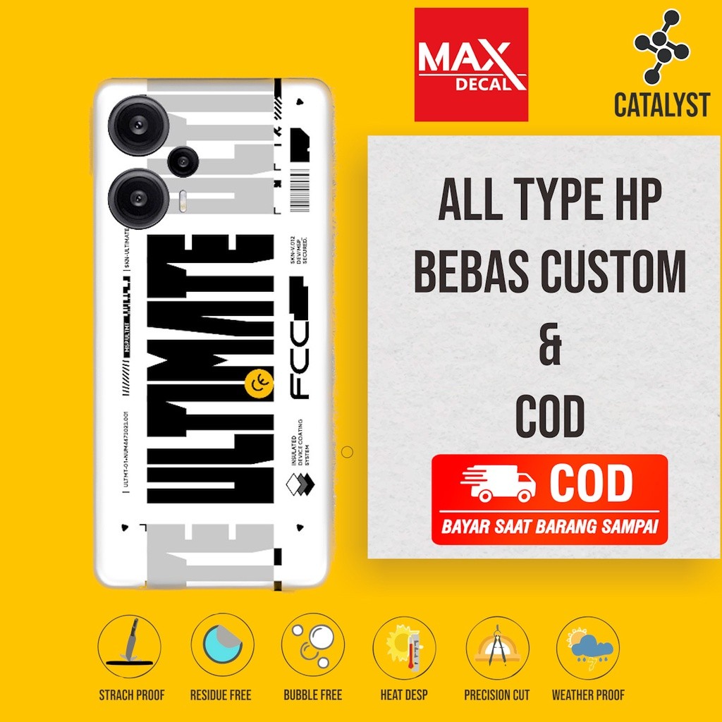 Garskin Case Poco F5 Custom Bisa COD 2Pcs