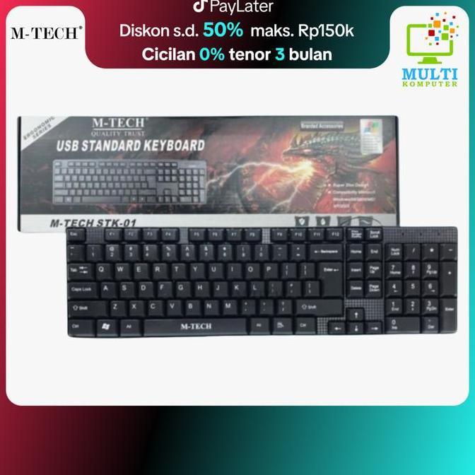 Keyboard USB Standar untuk Komputer dan Mouse Computer