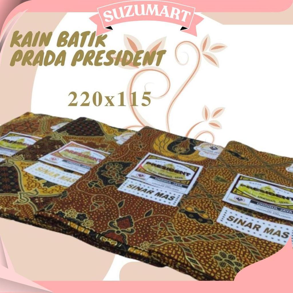 Kain Batik Presiden Prada | Batik Prodo Prada Glitter Emas GBM COD