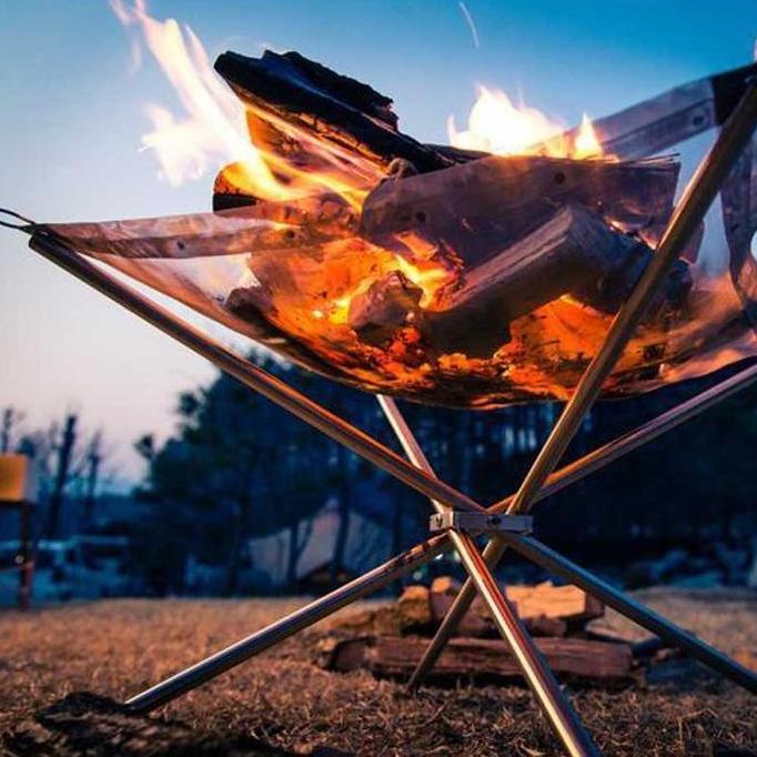 REDDAR Stand Alas Api Unggun Portable Camping Solid Fuel Tool