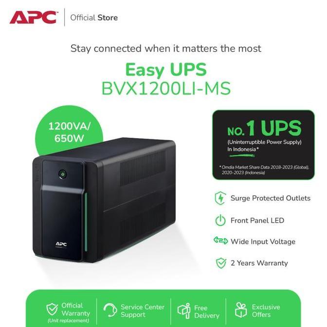 Zena_groupabadi - APC Back-UPS Easy BVX 1200VA 650W BVX1200LI-MS