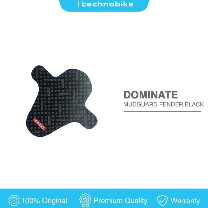 MUDGUARD DOMINATE FENDER BLACK