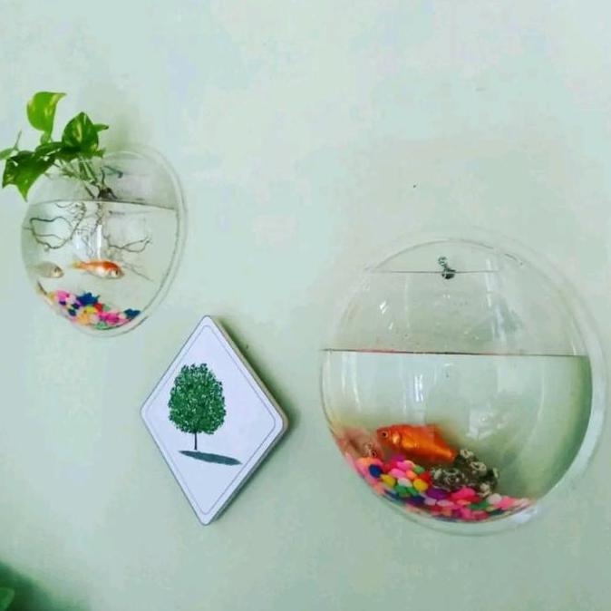1kondangjayabadi - aquarium dinding diameter 16,5cm