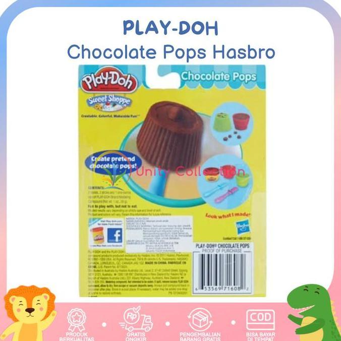 bilgizty - Playdoh Chocolate Pops Hasbro Diskon
