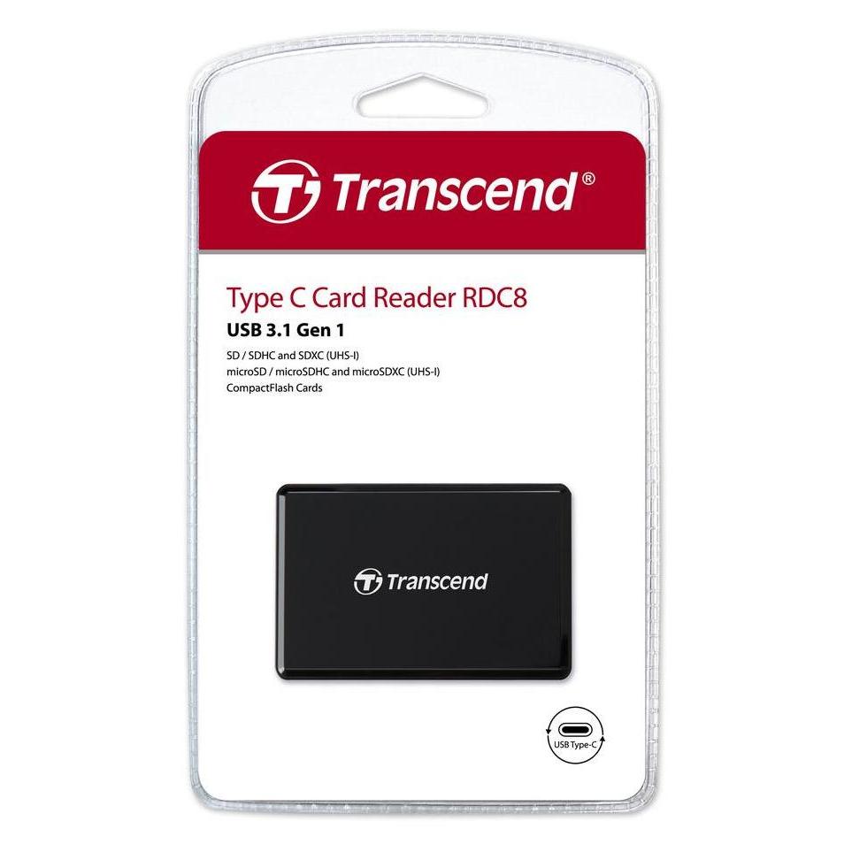 Transcend Card Reader RDC8 All-in-1 Multi USB 3.0 Type C
