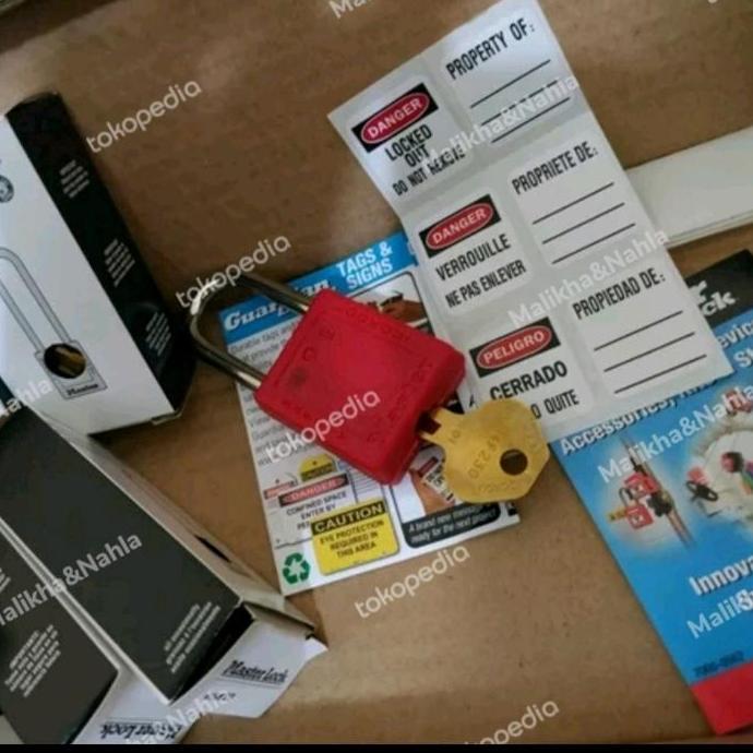 Masterlock 410RED Lockout Padlocks