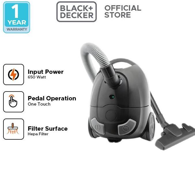 Black+Decker Vacuum Cleaner 650W A2B650