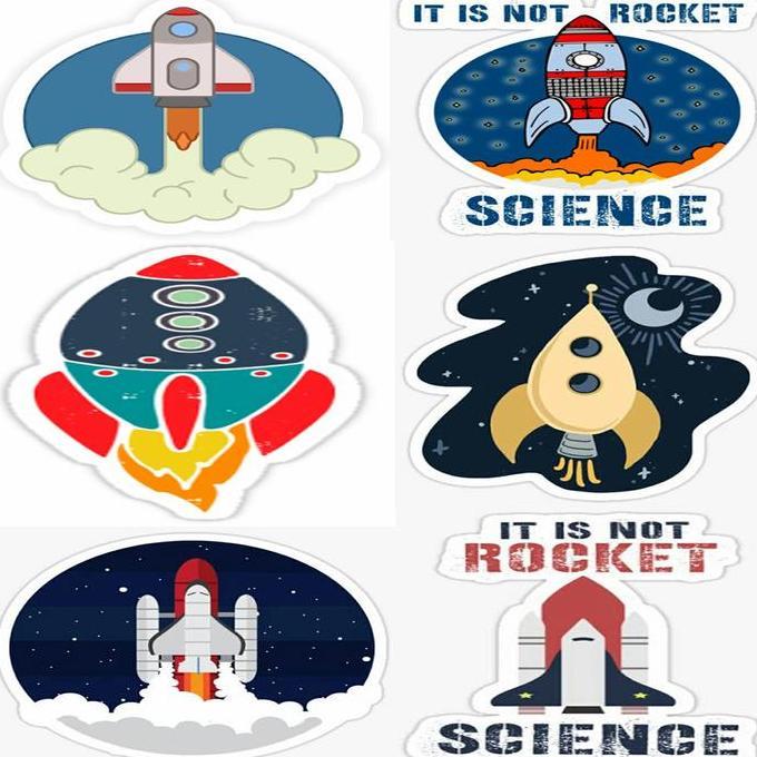 STICKER ROCKET ART FB27