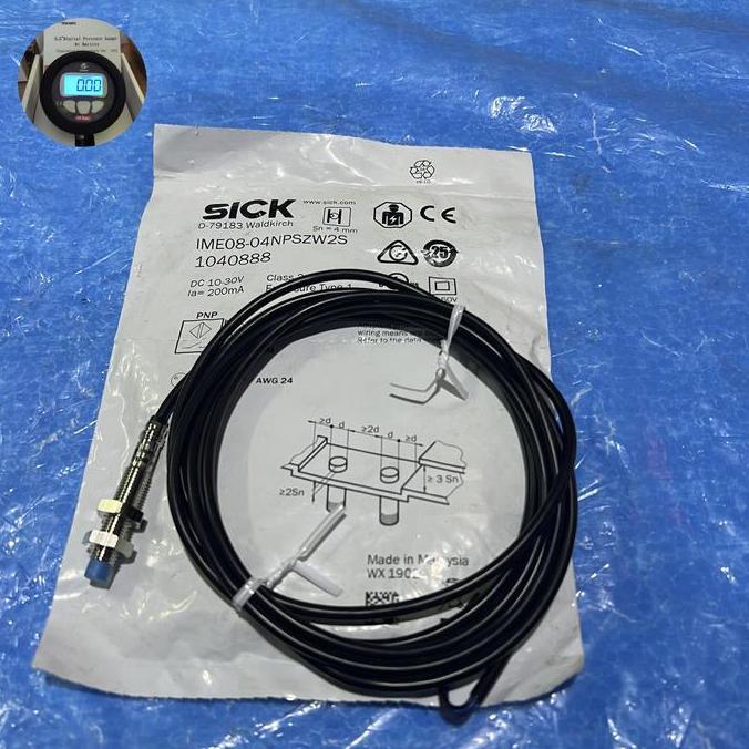 SICK INDUCTIVE PROXIMITY SWITCH TYPE IME08-04NPSZW2S BERGARANSI