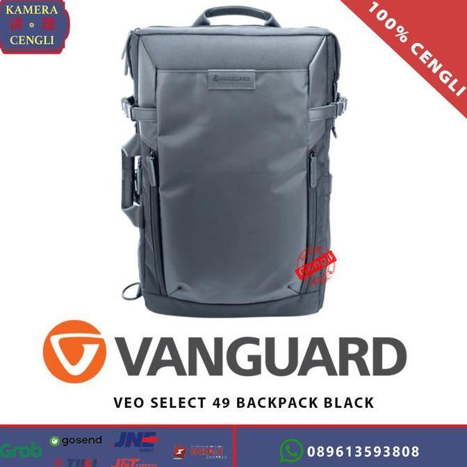 Vanguard VEO Select 49 Backpack Black - ORINAL RESMI