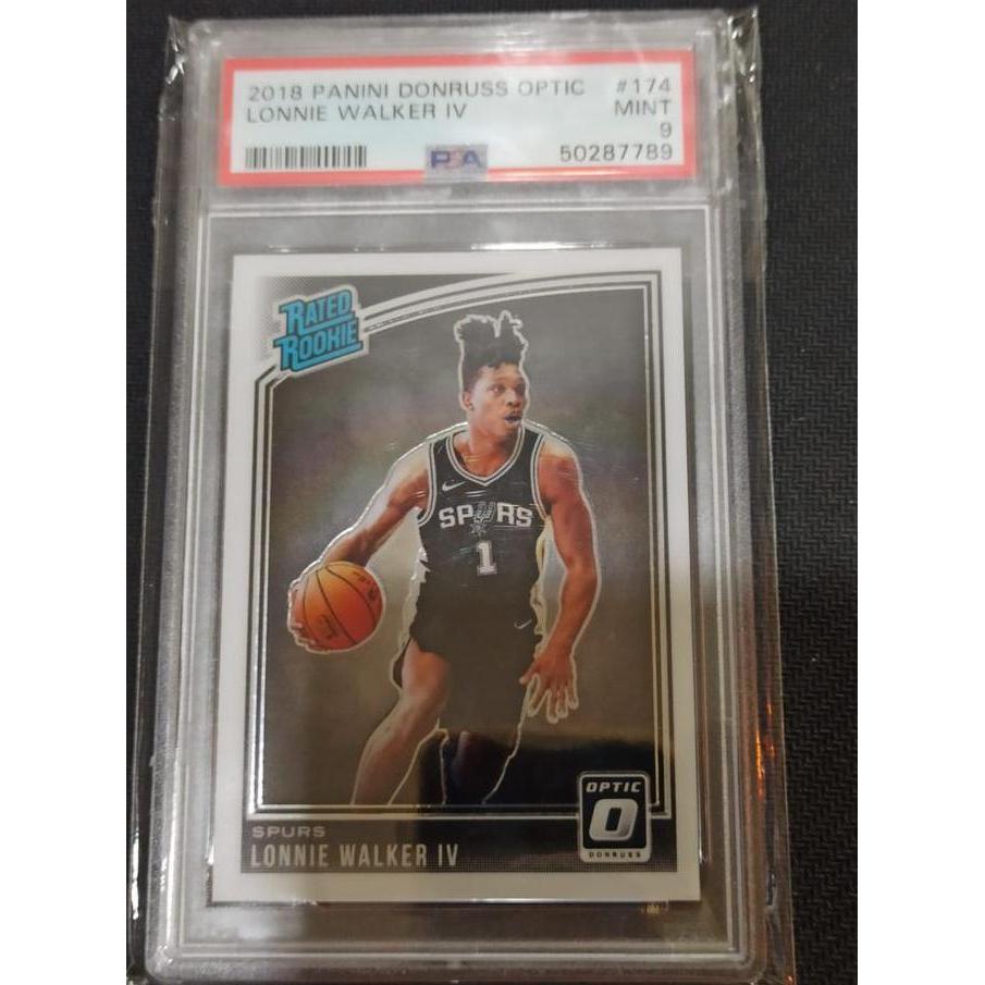 2018-19 PANINI OPTIC LONNIE WALKER PSA 9