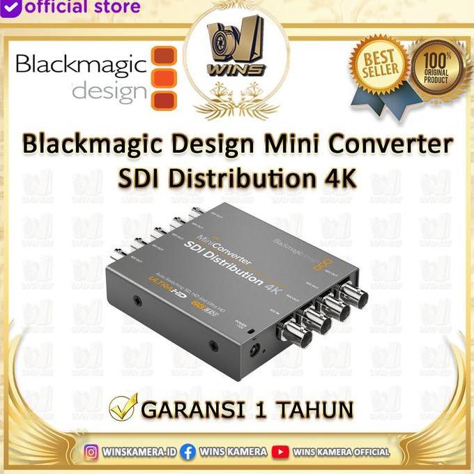 Ready Blackmagic Design Mini Converter SDI Distribution 4K Original Non Cod