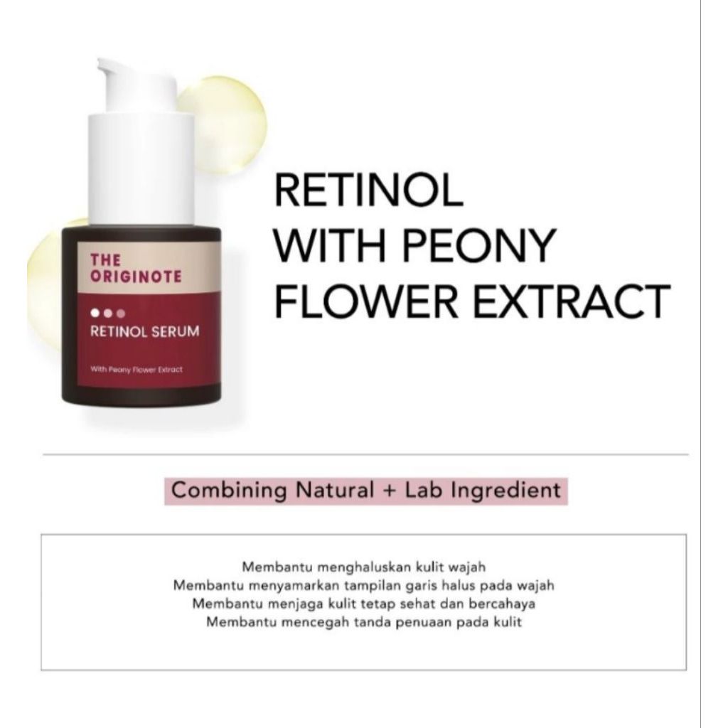 The Originote retinol serum 20ml