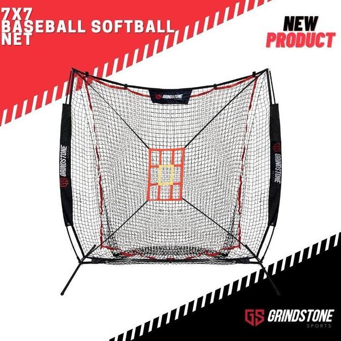 TERMURAH - 7'X'7' Baseball/Softball Grinder Net + Target