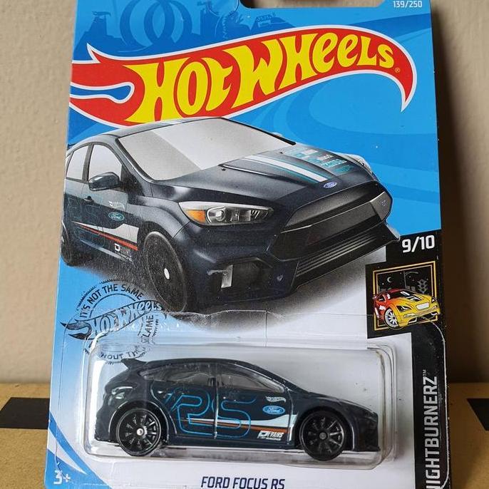 ORIGINAL HOTWHEELS FORD FOCUS RS BLACK