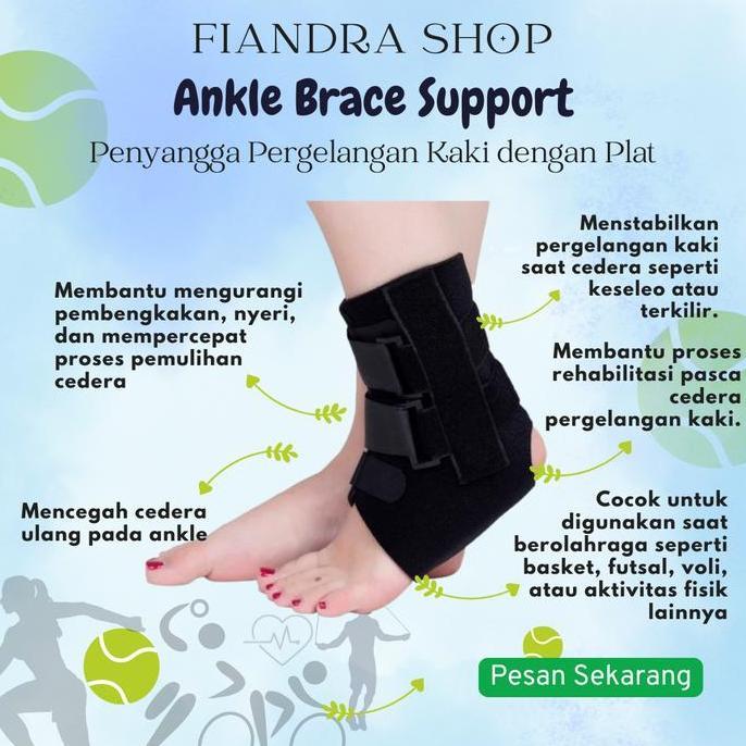 Adjustable Compression Ankle Support Stabilizer Decker Engkel Terapi